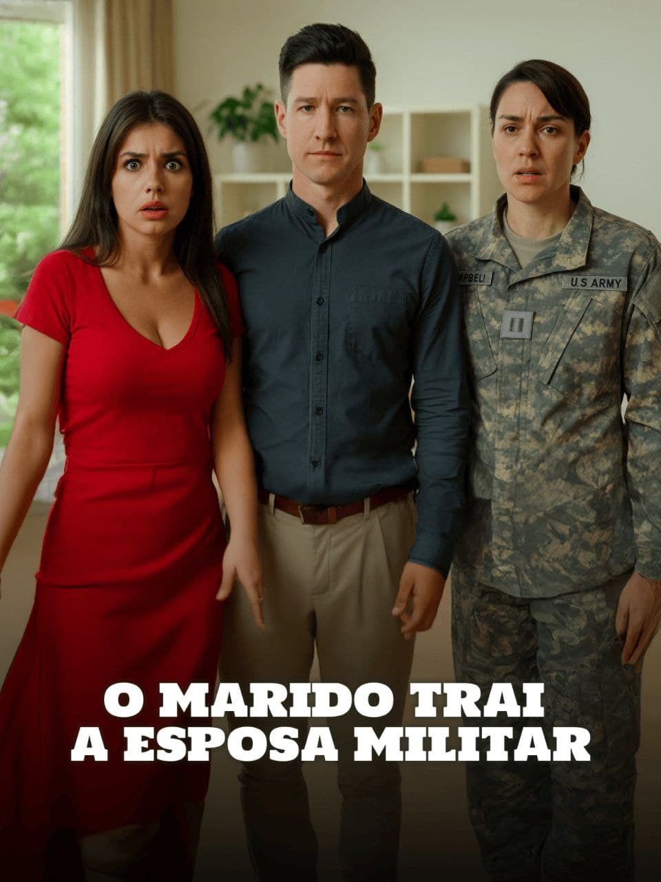 O marido trai a esposa militar